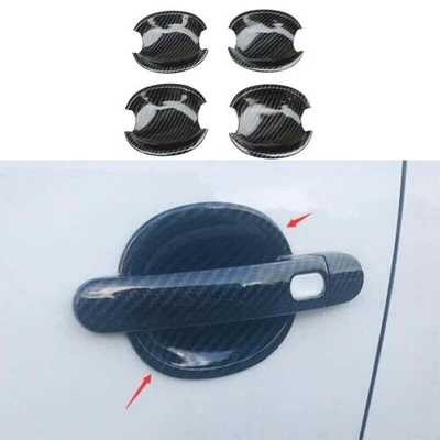 Tazón de puerta lateral exterior de fibra de carbono para Volkswagen Jetta 2012-2018 Foto 1 de 4