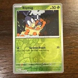 Blipbug SV04: Paradox Rift Pokémon 010/182 Reverse Holo NM+ - Picture 1 of 2