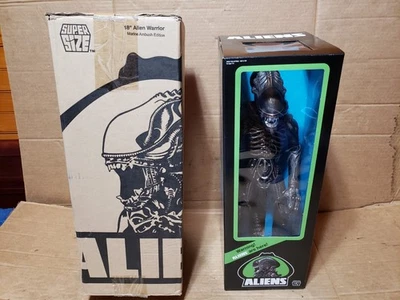 Figura de acción SUPER7 Aliens 18" Marine Ambush - Variante de metal cepillado - Nueva en caja como nueva Foto 1 de 4