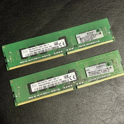 SK Hynix 16GB (2x8GB) 1Rx8 PC4-2400T-RD0-11  (HMA81GR7MFR8N) Server Memory - Image 1 of 4