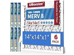 UBeesize Air Filter 14x14x1 (6-Pack) - Picture 1 of 7