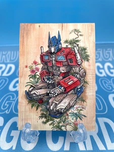 GGC Studio Transformers Optimus Prime Artist Hand Drawn Auto Sketch Card 1/1 #S - Bild 1 von 2