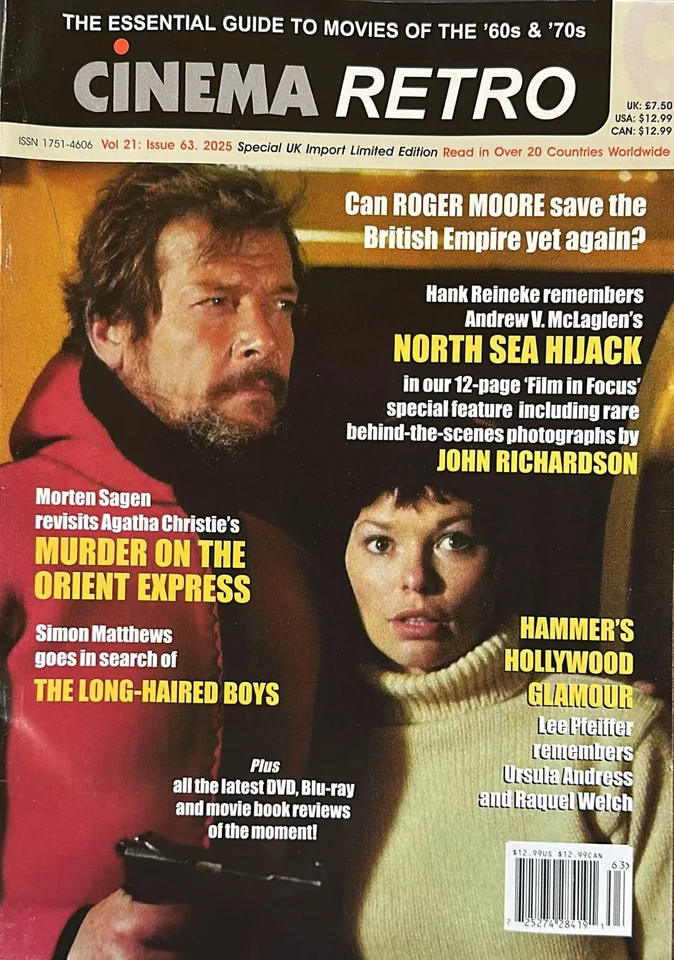 Cinema Retro Magazine Issue 63 Free Shipping Brand New