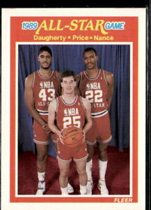 1989-90 Fleer #166 Brad Daugherty / Mark Price / Larry Nance
