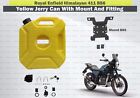 Yellow "Jerry Can With Mount Fit For Royal Enfield Himalayan 411 BS6