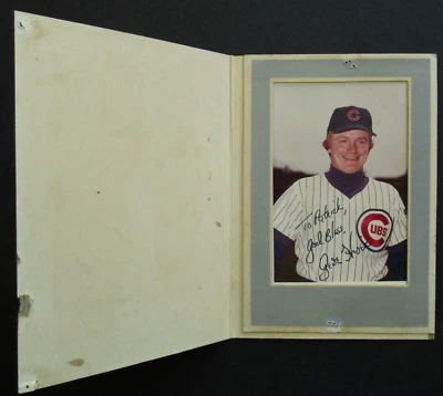 1973 Gene Hiser Signed Original Photo, Barney Sterling Team Issue Chicago Cubs - Image 1 of 3