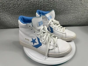 Converse Pro Leder hoch weiß blau Herren Gr. 7,5 Damengröße 9 Schuhe 166831C " - Bild 1 von 11