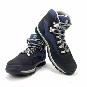 Timberland Women’s Blue Suede Performance Hiking Trail Boots Sz 9M - Picture 1 of 9