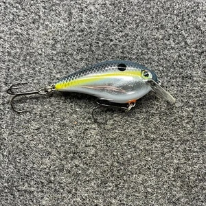 Strike King KVD 1.5 HC Squarebill Crankbait Lure 3/8oz - Chrome Sexy Shad - Picture 1 of 8
