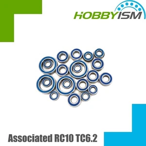 Associated 1/10 TC6.2 TC7 Touring Car Rubber Seal Bearing Set ABEC-3 - Picture 1 of 3