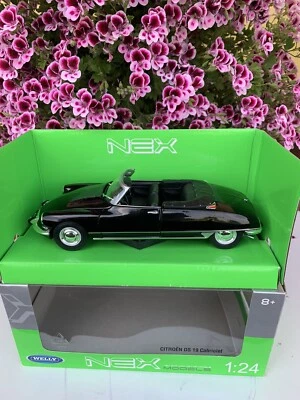 Citroen DS 19 Cabriolet 1:24 Welly Nuovo No Burago Polistil Solido Maisto - Immagine 1 di 4