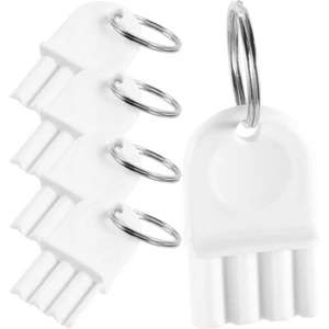 5pcs Paper Towel Keys Paper Dispenser Keys Toilet Paper Dispenser Replacement - Picture 1 of 12
