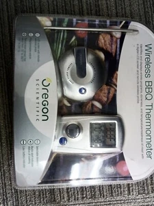Oregon Scientific AW129 Wireless BBQ Thermometer LCD Remote Programmable Sealed - Picture 1 of 9