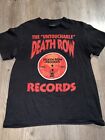 T-shirt Death Row Records taille moyenne l'intouchable noir rouge espionnage Tupac Suge