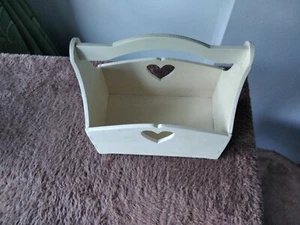 Cesta Madera con Mango Hecho a mano - Imagen 1 de 4