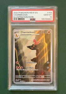 Charmeleon IR PSA 10- Pokémon 151 English - 169/165 - Picture 1 of 2