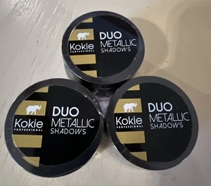 Duo Metallic Shadows by Kokie Professional~ Lot Of 3~Gold “Steal The Show” - Picture 1 of 6