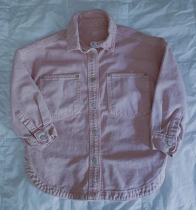 Gap Pink Oversized Shacket - Size 6-7 (S) - Picture 1 of 4