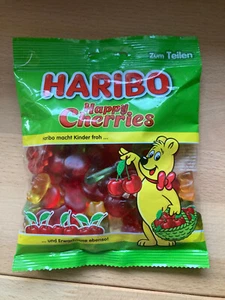 HARIBO Happy Cherrie FEHLPRODUKTION NEU & OVP MHD 10/25 - Bild 1 von 3