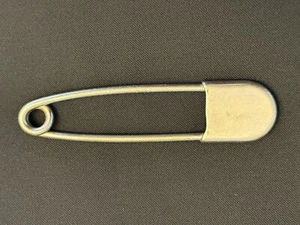 Vintage National 4” Large Heavy Duty Metal Safety Pin Horse Blanket Laundry - Picture 1 of 5