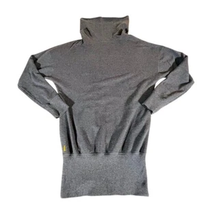 Lucy Funnel Neck Tunic Sweatshirt Athleisure Pullover Top Gray Women's S - Picture 1 of 10