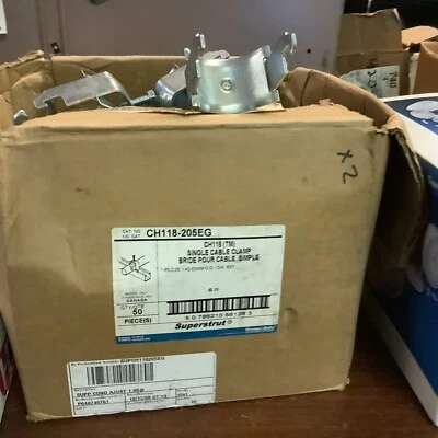 THOMAS & BETTS T&B CH118-205EG HD Cable Clamp OD 1.65-2.05”EG