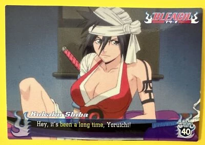 Bleach Kukaku Shiba No.30 CHARACTER ENGLISH WORD CARD Japan Shueisha - Image 1 of 4