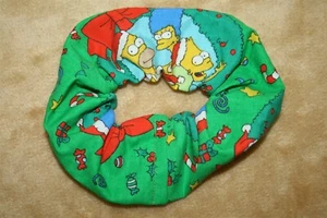 Scrunch-Ups HAIR SCRUNCHIES - The Simpsons Family, Bows, Holly, Stars & Wreaths - Picture 1 of 3