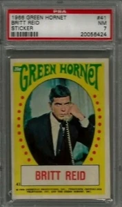 BRUCE LEE 1966 THE GREEN HORNET #41 STICKER. PSA GRADED 7 NM - Picture 1 of 1