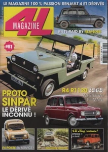 4L MAGAZIN 81 RENAULT 4 4X4 SINPAR R4 F6 R4 F4 LA POSTE RAID FRANKREICH INDONESIEN - Bild 1 von 2