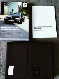 GENUINE BMW 4 SERIES GRAN COUPE 2014-2017 OWNERS MANUAL HANDBOOK PACK B-815 - Picture 1 of 5