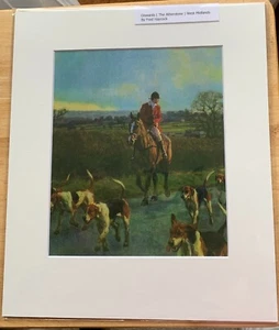 `ONWARDS` -The Atherstone-W. Midlands.; MOUNTED HUNTING PRINT. COUNTRY PURSUITS - Picture 1 of 1