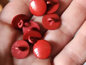 Lot 50 boutons fond d'atelier marron à pied 1,4 cm ref 3132 - Picture 1 of 1