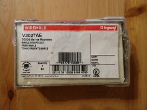 Legrand V3027ae Single Receptacle Cover Ivory - Picture 1 of 2