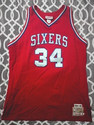 1984-85 Charles Barkley Philadelphia 76ers Mitchell & Ness  Rookie Jersey 52 - Image 1 of 4