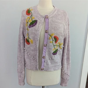 Strickjacke Pullover Damen Sundance Medium helllila mehrfarbig - Bild 1 von 7