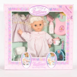 BNIB 1996 Playmates Tiny Tears doll Nursery Set - Picture 1 of 4