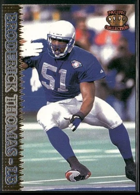 Broderick Thomas 1995 Pacific #160 Detroit Lions - Image 1 of 2