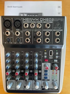 Behringer Xenyx Qx602mp3 Mixer with Usb Mp3 Playback - Picture 1 of 3
