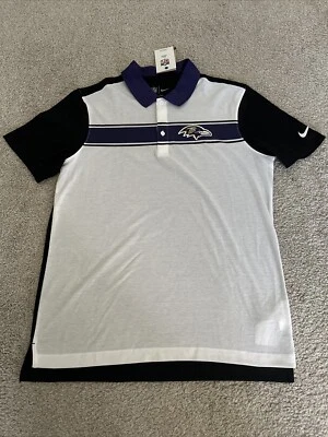 Nike Baltimore Ravens Polo Shirt Golf Collared Shirt Men’s Size Medium NWT - Image 1 of 4