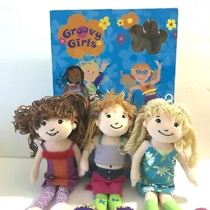 Groovy Girls Dolls Lot Siri 2001 Britta Darci 2003 Wardrobe Carrying Case - Picture 1 of 12