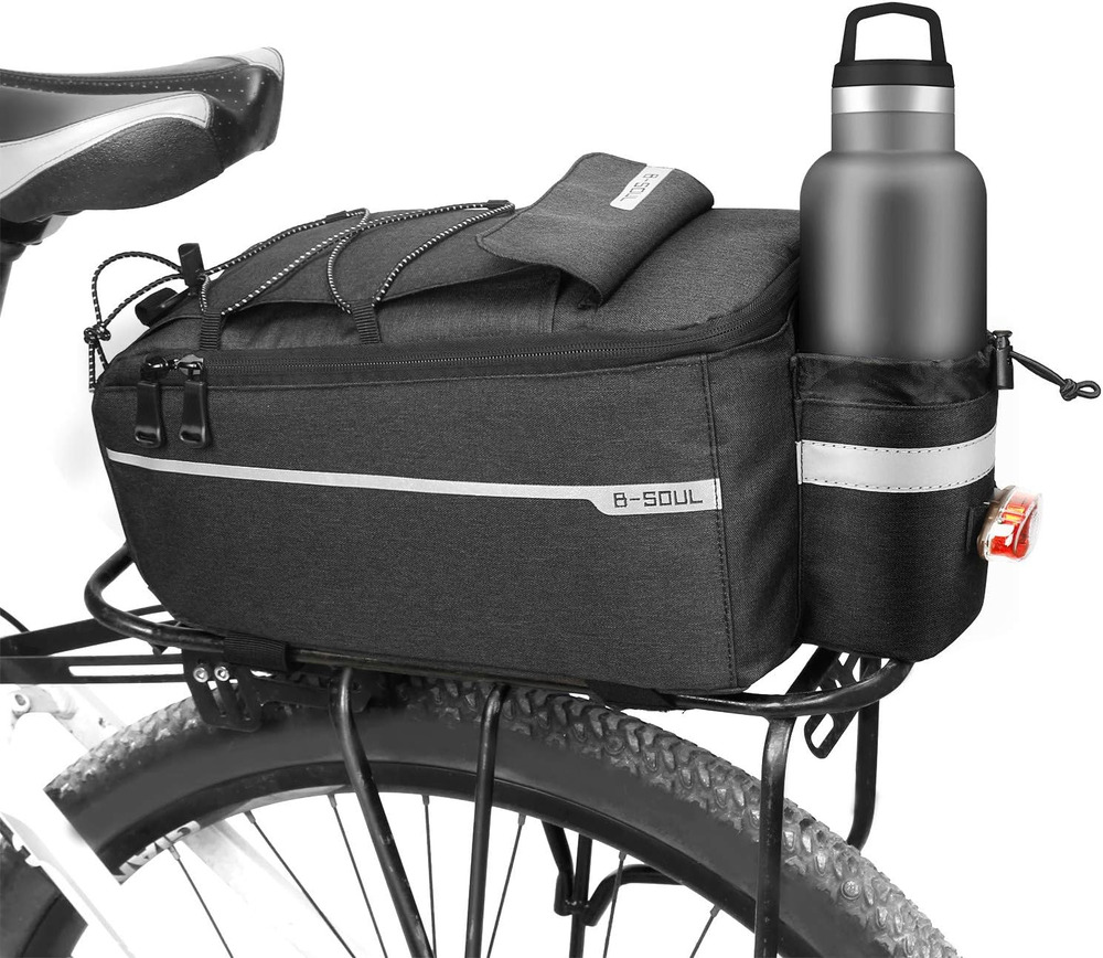 Bike Bags Rear Rack Bike Trunk Bag Waterproof 10L Bike Luggage Bag Insulated Bic