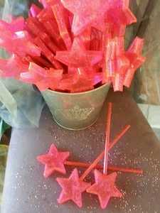 Fairy wands pink with gems in side that make a magic sounds when moved new - Picture 1 of 1