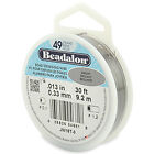 Beadalon Bead Stringing Wire 49 Strand 30/100 Ft. Bright Various Sizes  + Colors