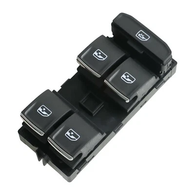 Interruptor de controle mestre janela de energia dianteira lado esquerdo do motorista substituição para Volkswagen - Imagem 1 de 4