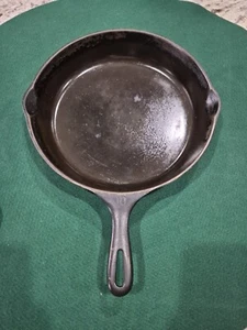 Unmarkiert Nr. 10 B Wagner Gusseisen Pfanne 11 3/4" USA Vintage leichtes Wackeln - Bild 1 von 12
