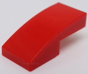 Lego 20x pendiente roja curva 2 x 1 - Imagen 1 de 1