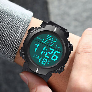 HONHX Cyfrowa opaska silikonowa LED Nadgarstek Sport Bieganie Siłownia Zegarek Unisex Zastosowanie 