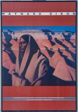 Images Of The Native American Maynard Dixon 1981 Exhibit Poster SF Framed Glass!