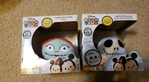 Disney TSUM TSUM Nightmare Before Christmas SALLY & JACK Sounds Light up Cheeks - Picture 1 of 3